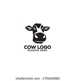 diseño vectorial de cabeza bovina simple