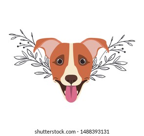 Splatter Animal ART PRINT Jack Russell Terrier illustration Dog Wall Art