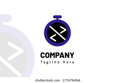 head deer web code illustration logo template for developer, marketplace, software, team, technology, fin tech, coder, website, programmer, studio professional