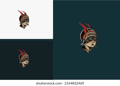 head devil angry vector flat design