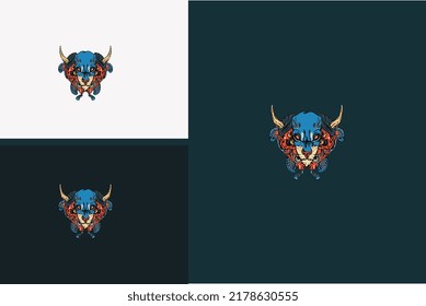 head devil vector illustration flat design