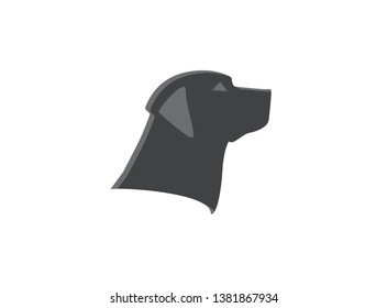 Head dog icon for logo design vector, pet symbol
