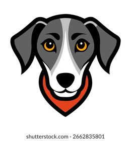 Ilustração do vetor A Head of Dog