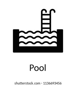 Head down to water in summer with this swimming pool vector 