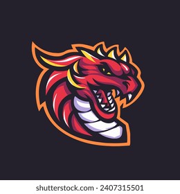 Head of dragon esport logo