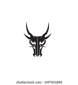 Head dragon flat color logo template vector illustration
