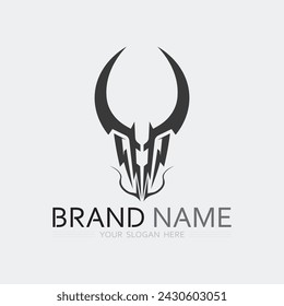 Head Dragon vector icon fantasy animal illustration design logo template