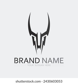 Head Dragon vector icon fantasy animal illustration design logo template