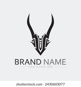 Cabeza Dragón vector icono fantasía animal ilustración diseño logo plantilla