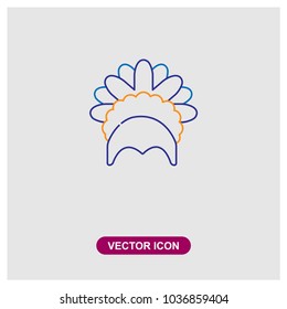 Head Dress Vector Icon