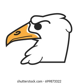Head of eagle