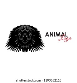 Head Eagle icon logo symbol vector illustration