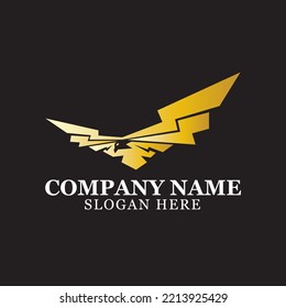 Head Eagle Lightning Wings Luxury