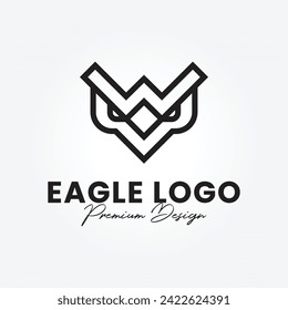 head eagle logo design, phoenix vector emblem, bird falcon vector wings logo template