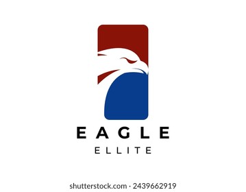 Head eagle logo design. Eagle logo vector