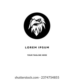 head eagle logo illustration force