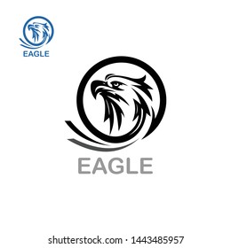 head of eagle smart logotype