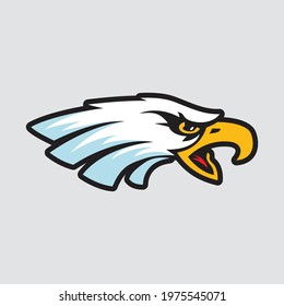 Head of an Eagle vector