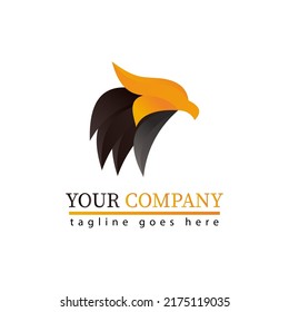 head eagle vector logo is suitable for any company