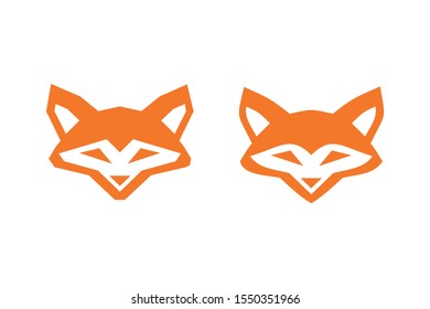 head fox icon for logo template ready to use
