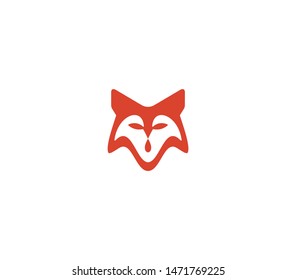 head fox logo design element