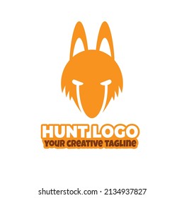 Head fox logo editable text