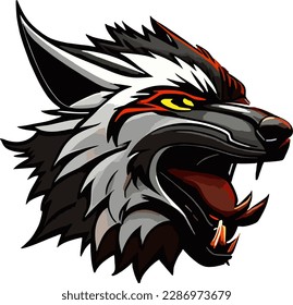 Head Fox Vector for Icon or Symbol