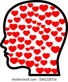 A head full of love black