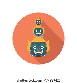 head giant of  Thailand , vector