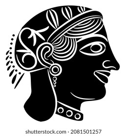 861 Greek goddess profile Images, Stock Photos & Vectors | Shutterstock