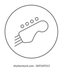 Head of the guitar line icon.