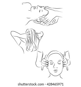 head and hair massage