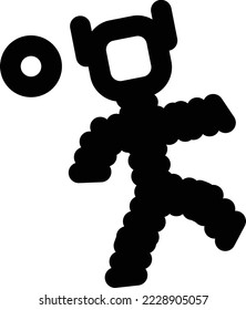 Head Hitting icon, Football Theme