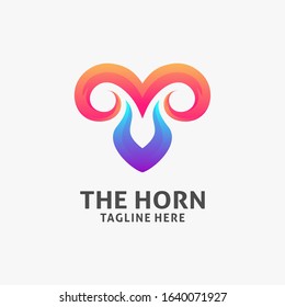 Head horn logo design inspiration