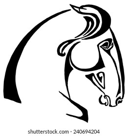 Head of horse
