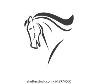 Horse Head Logo Stock Vector (Royalty Free) 654289699 | Shutterstock