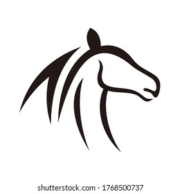 Head Horse Logo Design Template