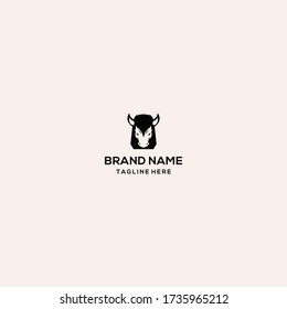 Head Horse logo design vector with modern illustration concept style for badge, emblem and tshirt printing.