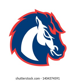 Head Horse Mascot Sport Logo Vector Stock Vector (Royalty Free ...