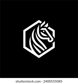 head horse premium logo design