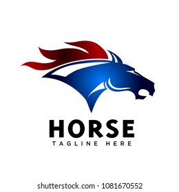 head horse sport logo