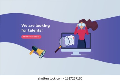 Head hunter is looking for employees