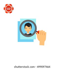 Head Hunting Concept Icon