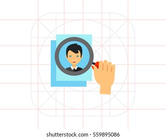 Head Hunting Concept Icon