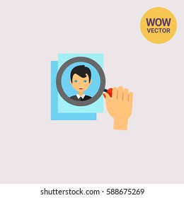 Head Hunting Concept Icon
