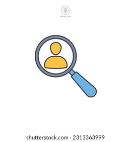 head hunting icon symbol template for graphic and web design collection logo vector illustration