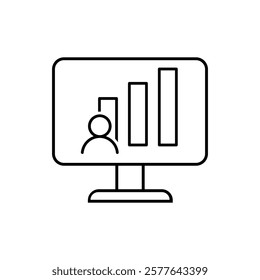 Head hunting icon vector. HR illustration sign. job search symbol or logo.