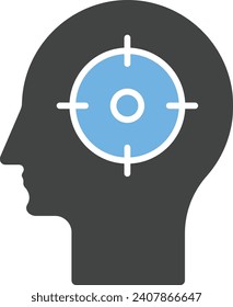 Head Hunting icon vector image. Suitable for mobile application web application and print media.