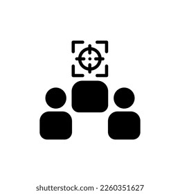 Head Hunting icon in vector. Logotype