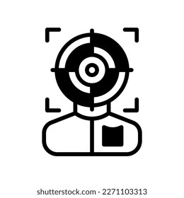 Head Hunting icon in vector. Logotype